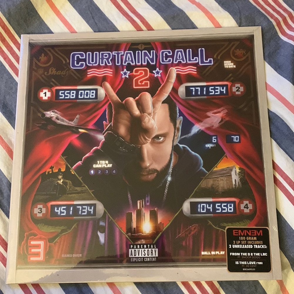 Eminem Curtain Call 2 vinyl Brand New sealed